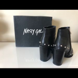 Nasty Gal Charlie Studded Bootie